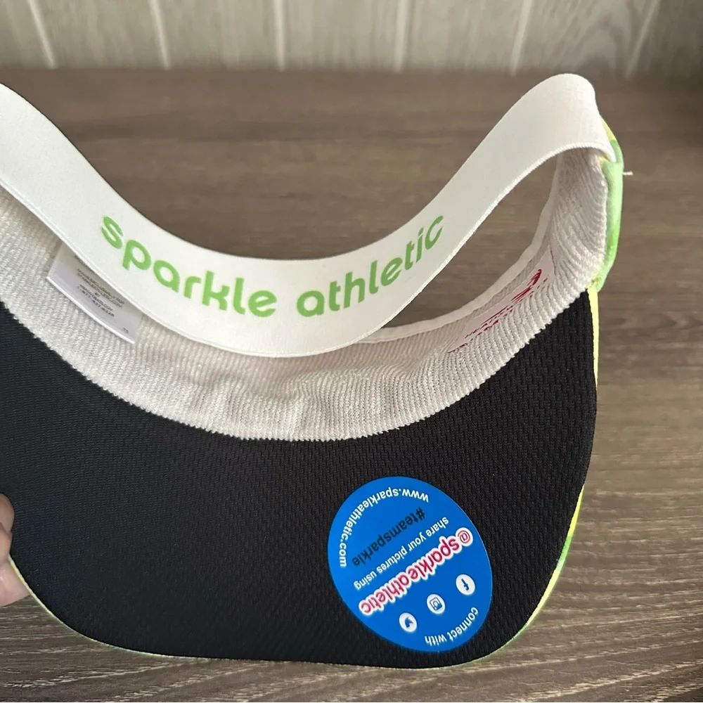 Sparkle Athletic Headsweats Running Visor Princess and the Frog Tiana Green
